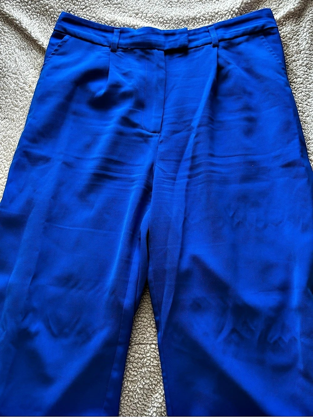 Skies Are Blue Straight Leg Pants in Blue Size Medium